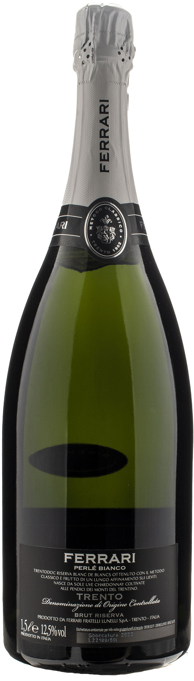 Ferrari Trento Perle Bianco Brut Riserva Magnum 2015