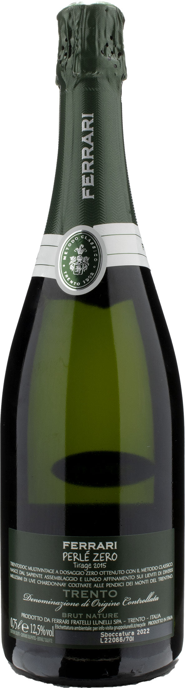 Ferrari Perlé Zero Brut Nature 2015