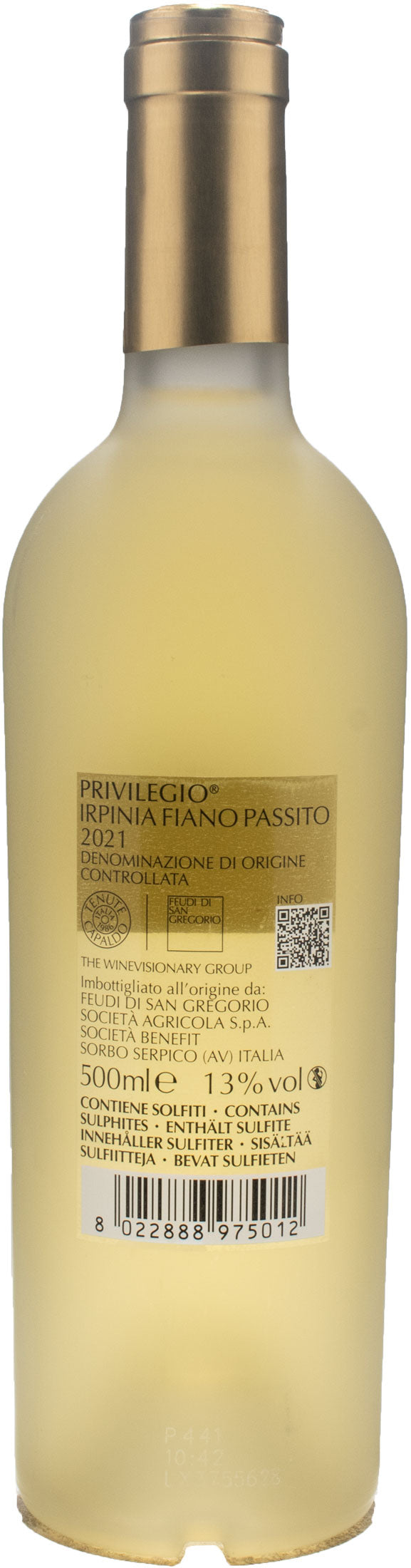 Feudi San Gregorio Privilegio 0.5L 2021