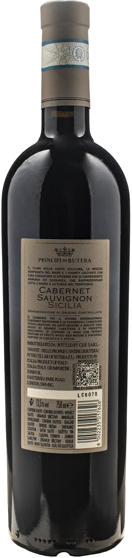 Feudo Principi di Butera Cabernet Sauvignon 2022