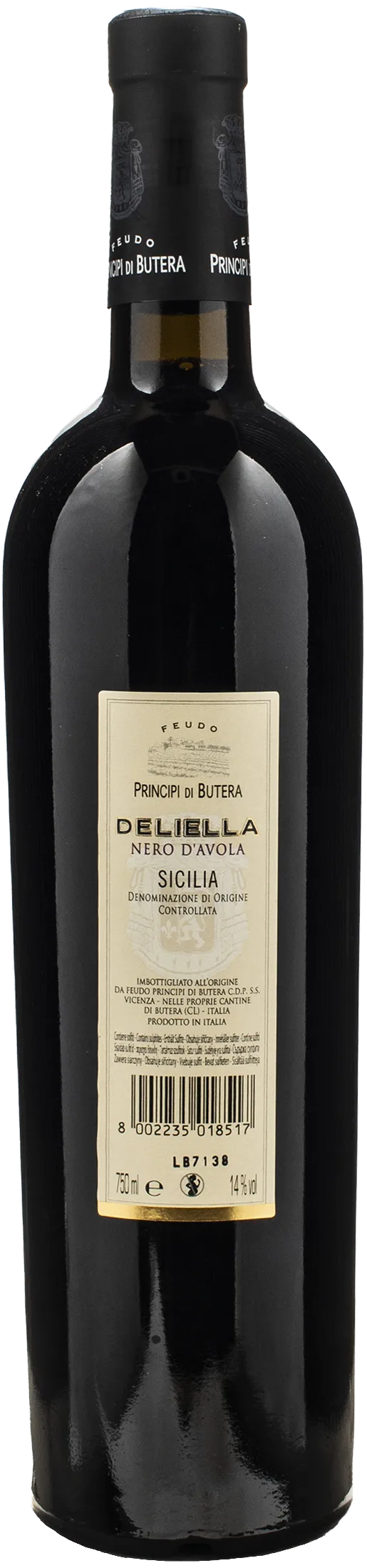 Feudo Principi di Butera Deliella Nero d'Avola 2015