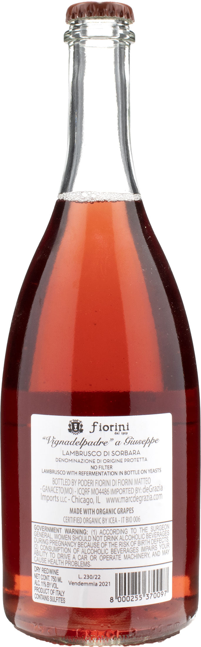 Fiorini Lambrusco di Sorbara Vigna del Padre 2021