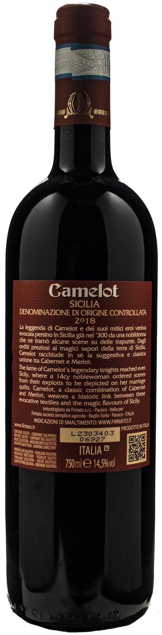 Firriato Camelot 2018