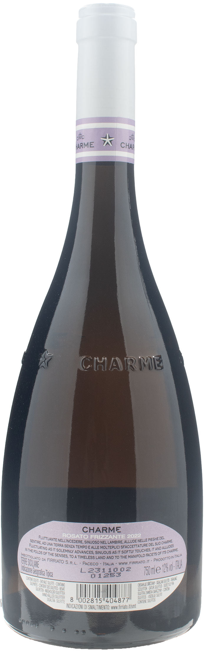 Firriato Charme Rosato Frizzante 2022