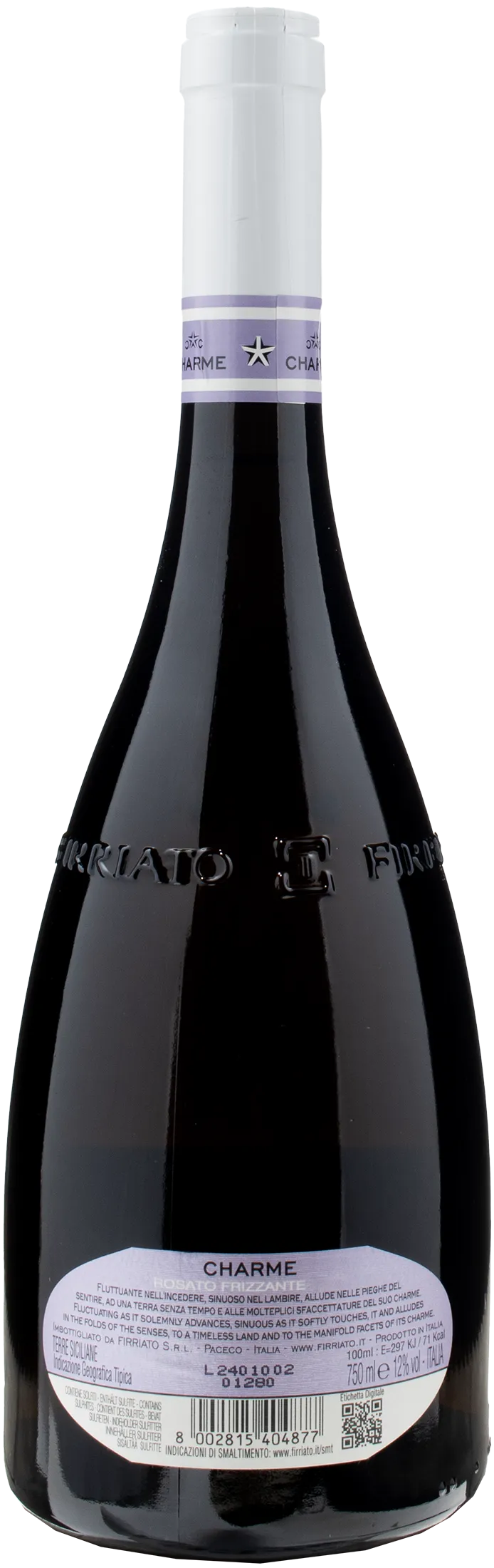 Firriato Charme Rosato Frizzante 2023