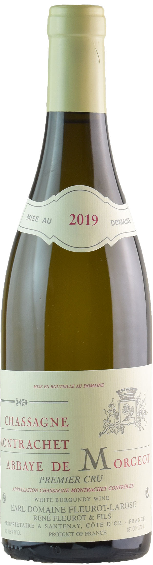 Fleurot Larose Chassagne Montrachet Blanc 1er Cru Abbaye de Morgeot 2019