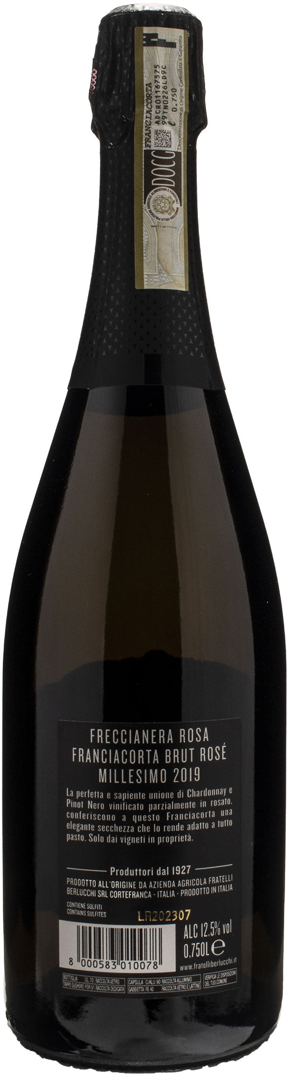 Flli Berlucchi Franciacorta Freccia Nera Rosa Brut Millesimato Rosé 2019