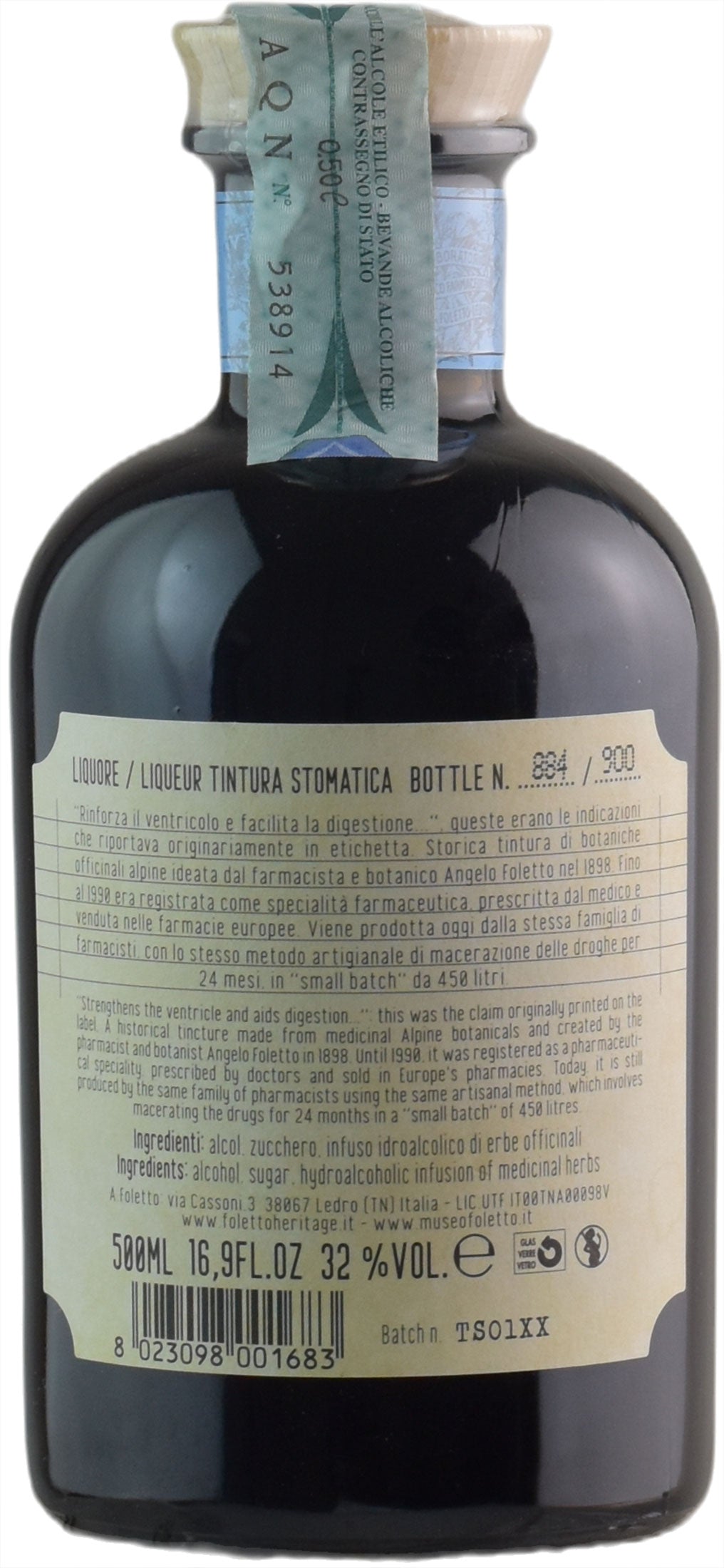 Foletto Amaro Stomatica 0.5L