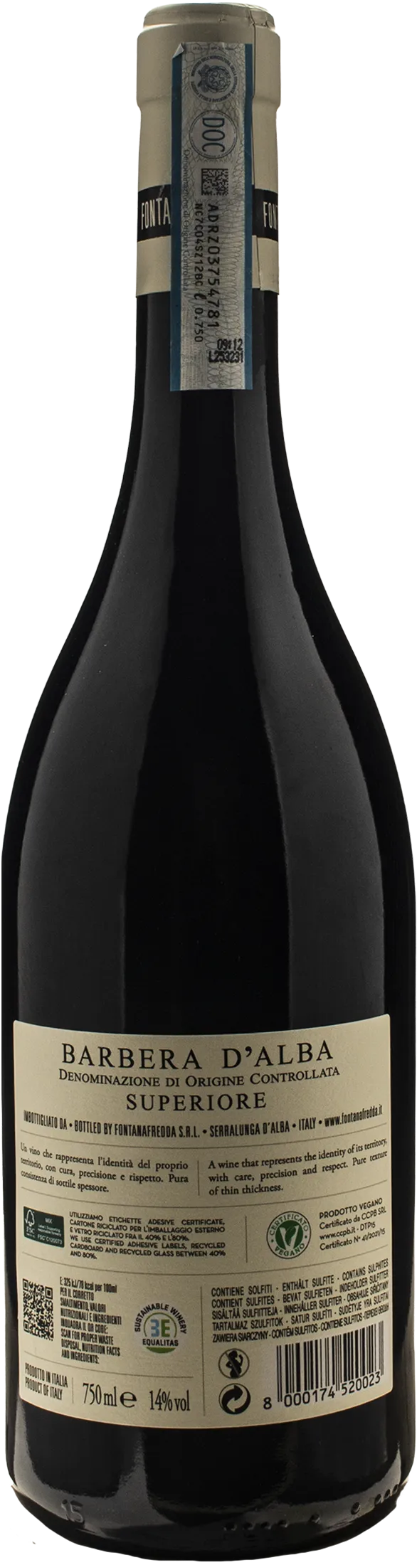 Fontanafredda Barbera d'Alba Superiore Papagena 2024
