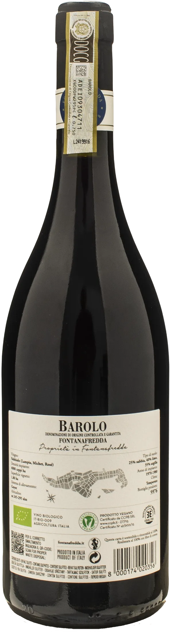 Fontanafredda Barolo Proprieta in Fontanafredda 2021