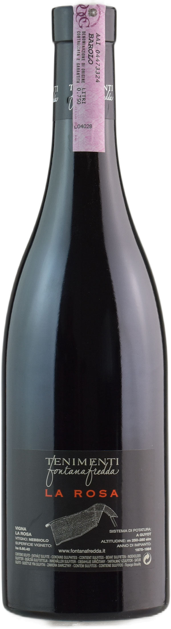 Tenimenti Fontanafredda Barolo Vigna La Rosa 2000