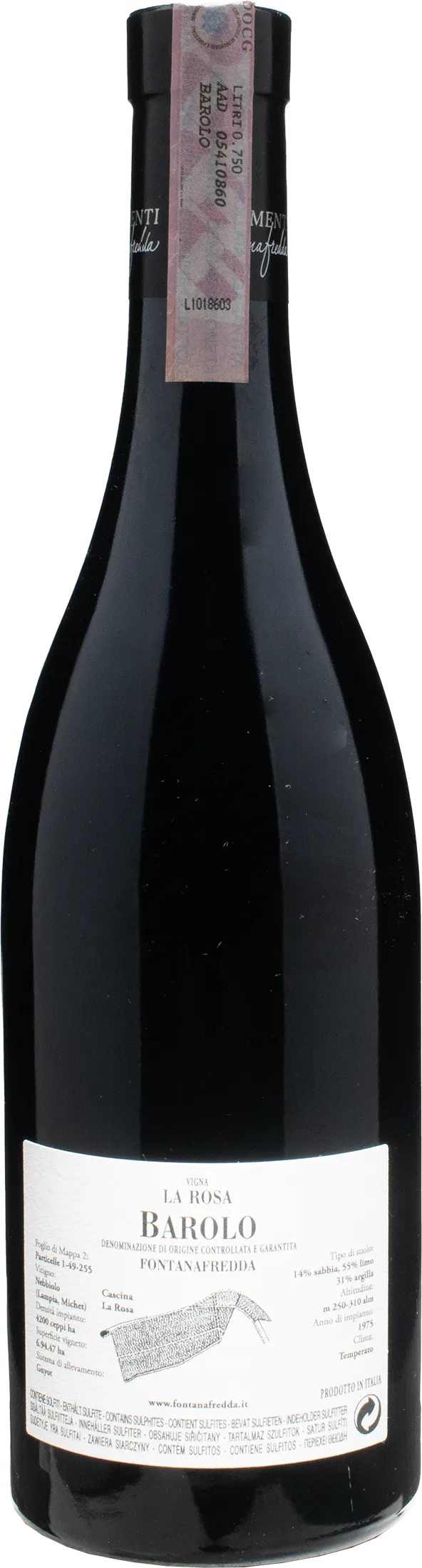 Fontanafredda Barolo Vigna La Rosa 2006