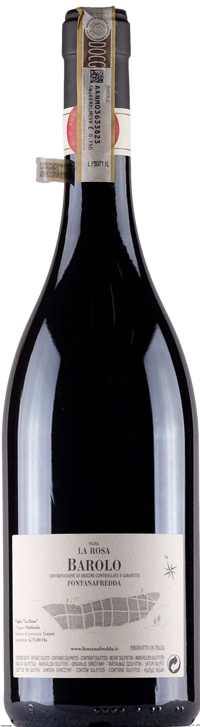 Fontanafredda Barolo Vigna La Rosa 2011