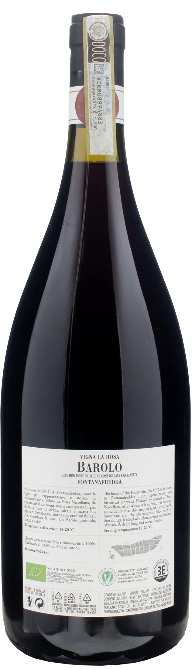 Fontanafredda Barolo Vigna La Rosa Magnum 2018