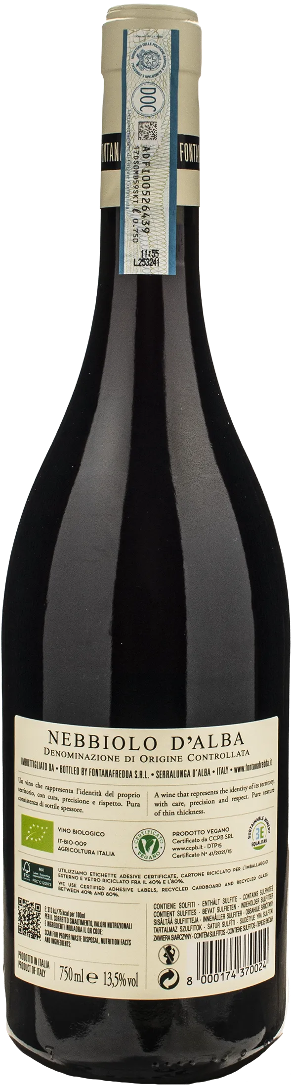 Fontanafredda Nebbiolo d'Alba Marne Brune 2024