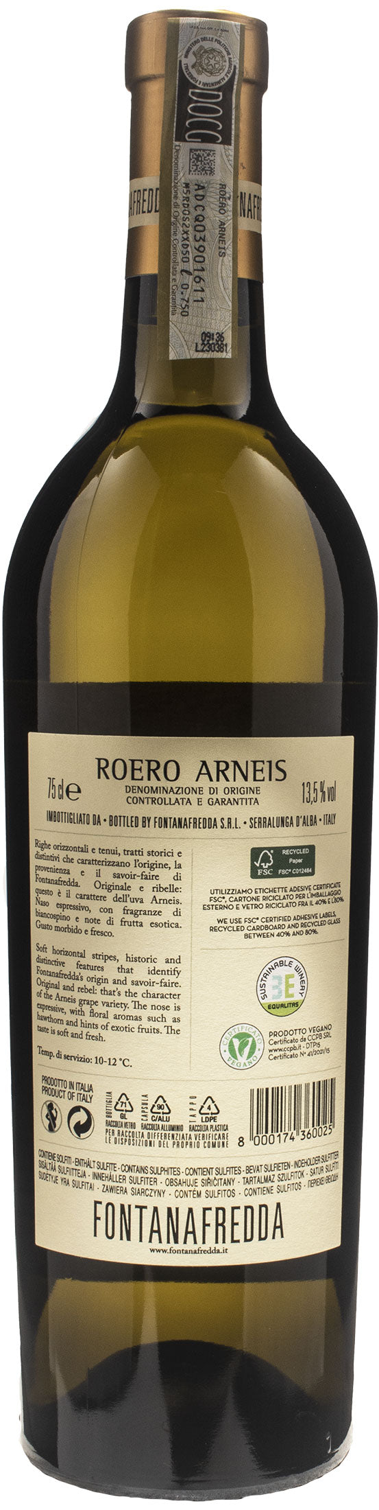 Fontanafredda Roero Arneis Pradalupo 2022