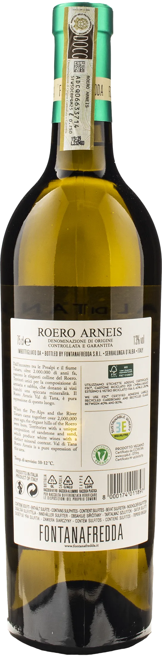 Fontanafredda Roero Arneis Val di Tana 2022