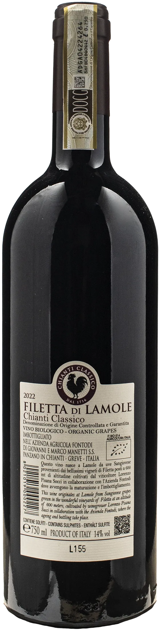 Fontodi Chianti Classico Filetta di Lamole 2022