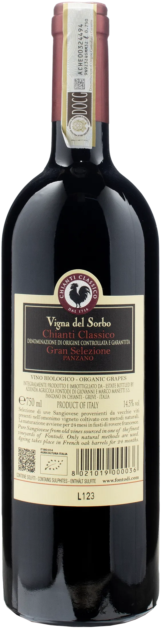 Fontodi Chianti Classico Gran Selezione Vigna del Sorbo Panzano 2020