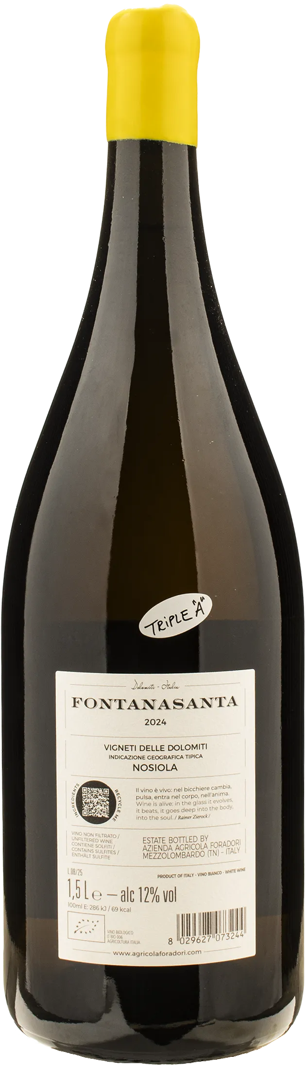 Foradori Fontanasanta Nosiola Magnum 2024