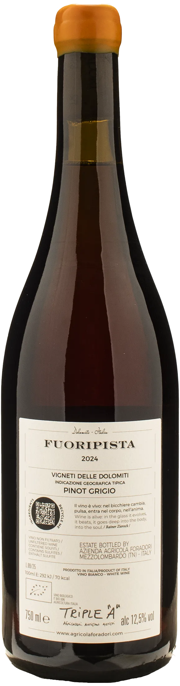 Foradori Fuoripista Pinot Grigio 2024