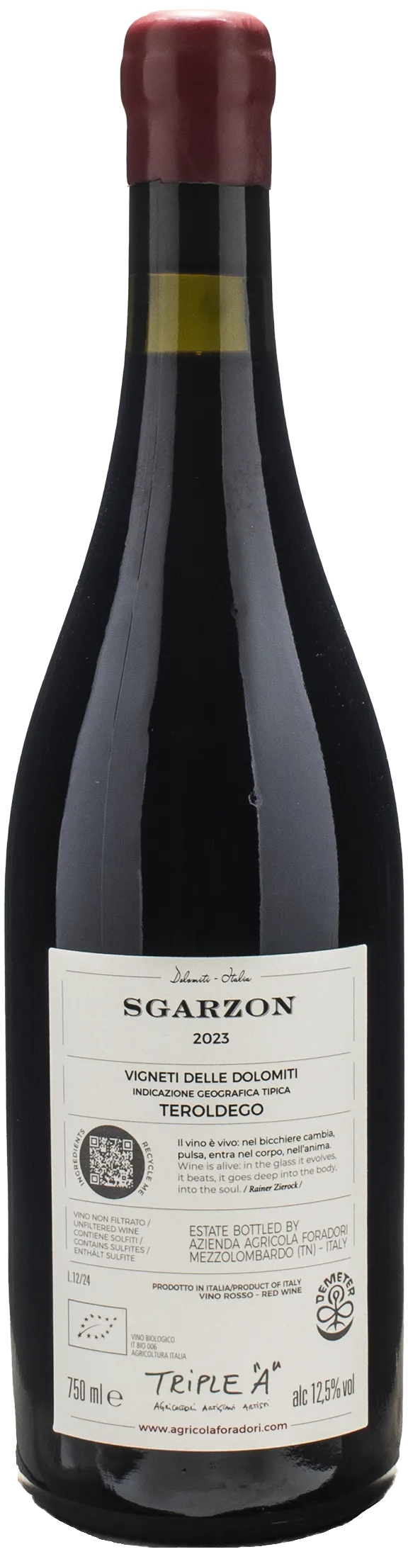 Foradori Sgarzon Teroldego 2023
