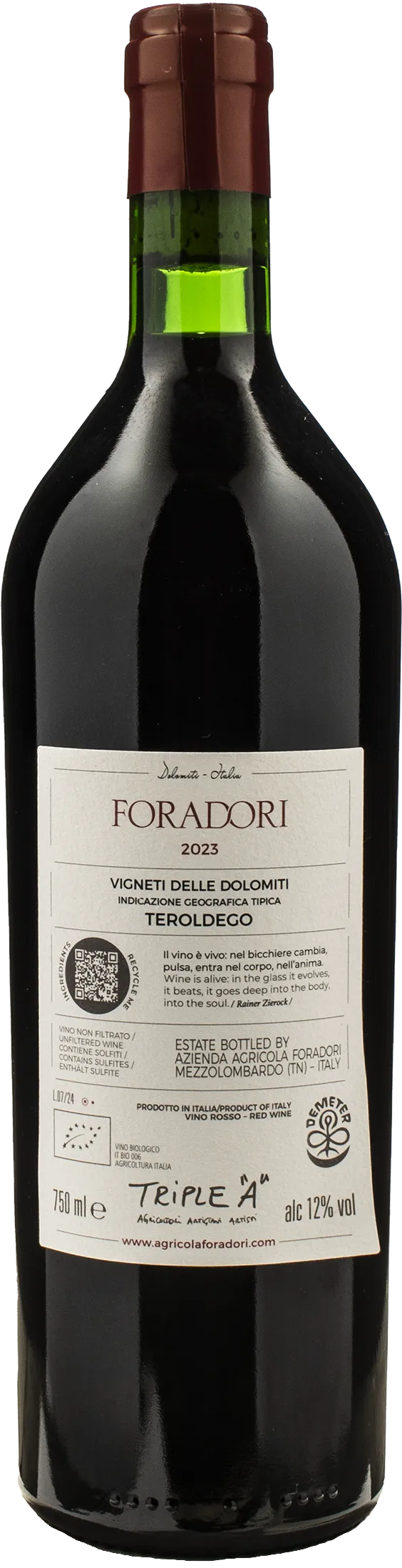 Foradori Teroldego 2023