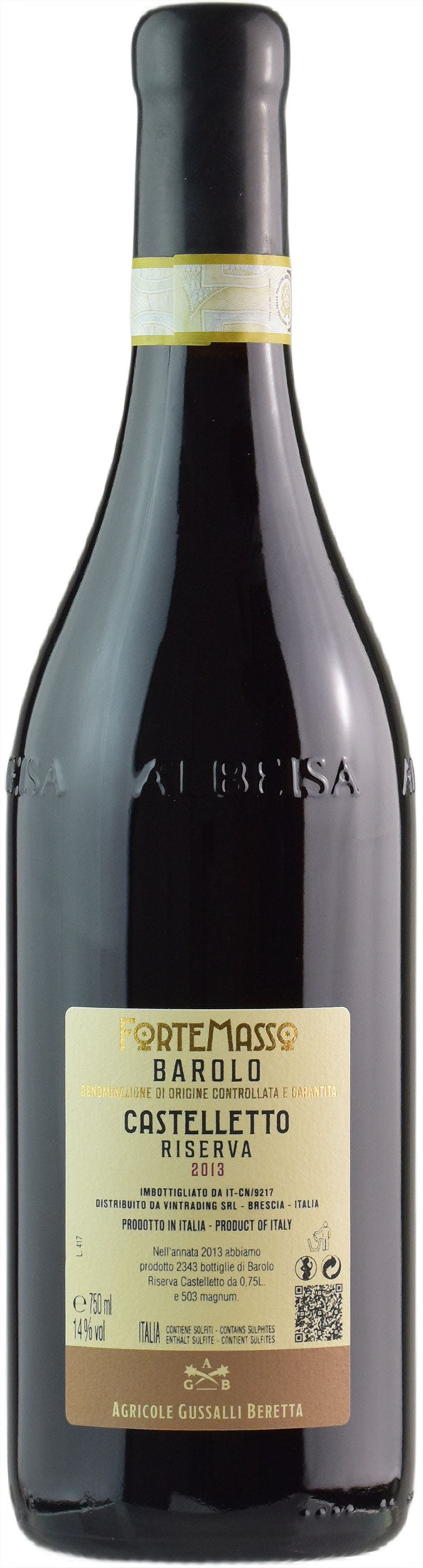 Fortemasso Barolo Castelletto Riserva 2013