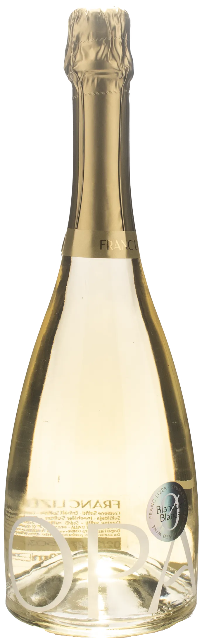 Franc Lizer Spumante Opale Blanc de Blancs Zero Alcol
