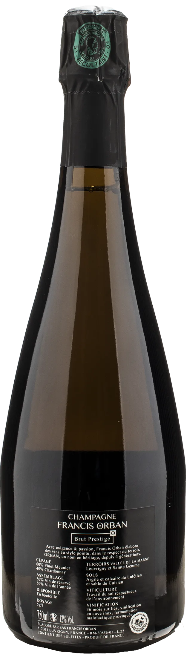 Francis Orban Champagne Brut Presitge