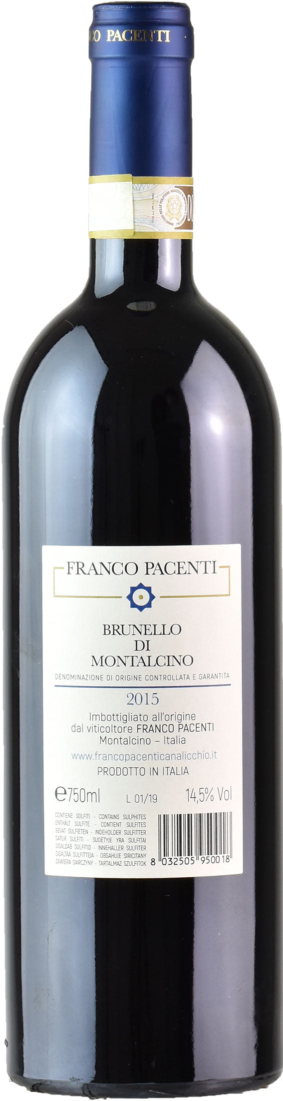 Franco Pacenti Brunello di Montalcino 2015