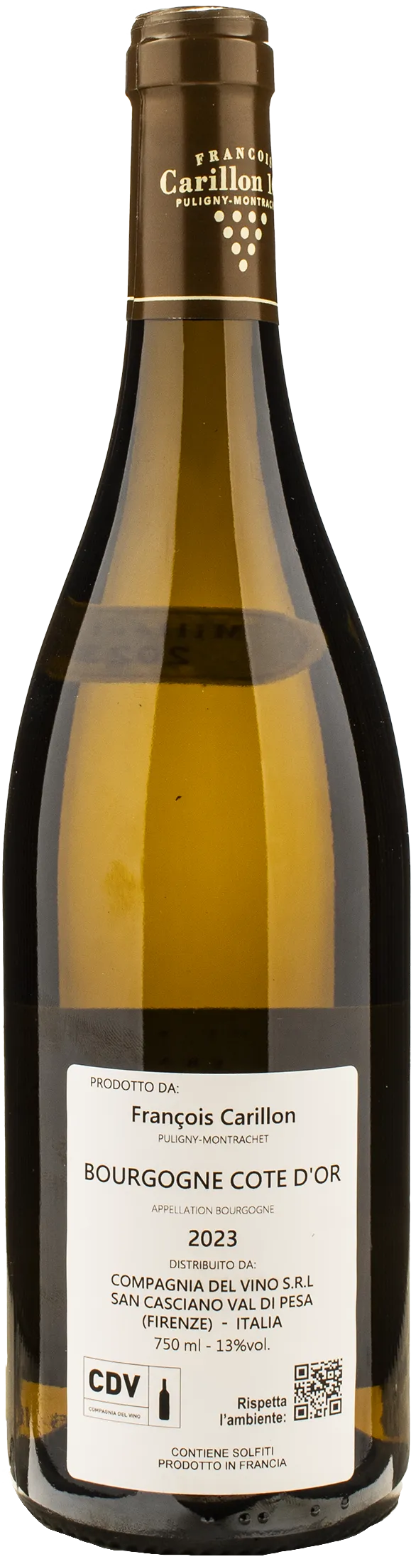 Francois Carillon Bourgogne Cote D'Or Chardonnay 2023