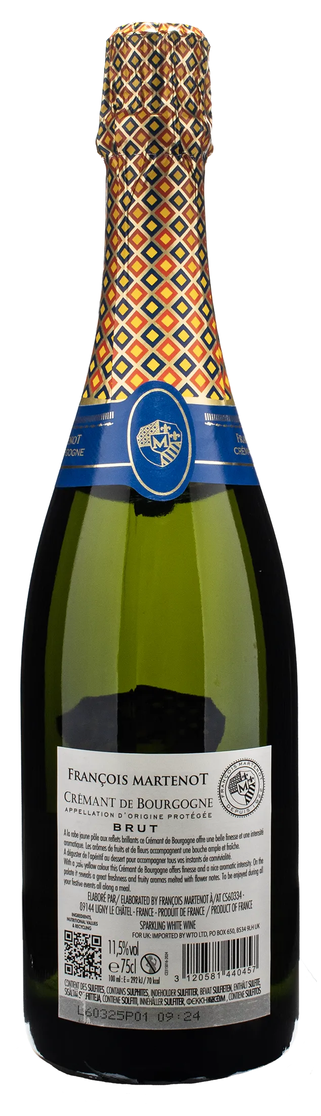 Francois Martenot Cremant de Bourgogne Brut 2024