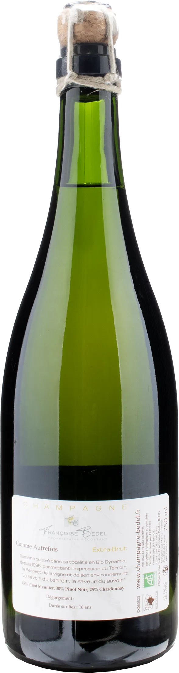 Francoise Bedel Champagne Comme Autrefois Extra Brut 2006