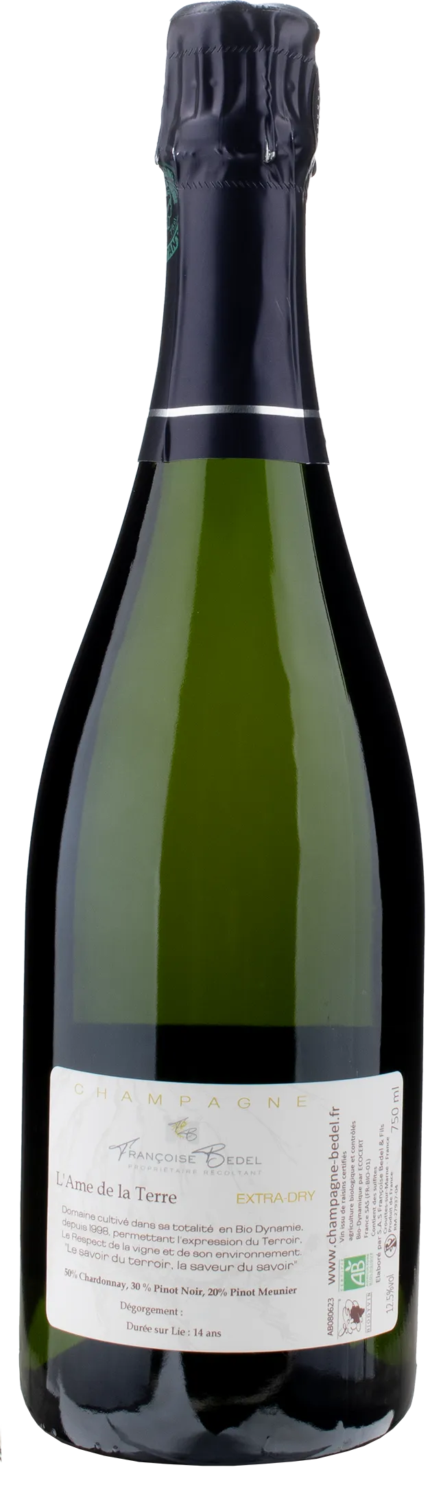 Francoise Bedel Champagne L’ame De La Terre Extra Dry 2008