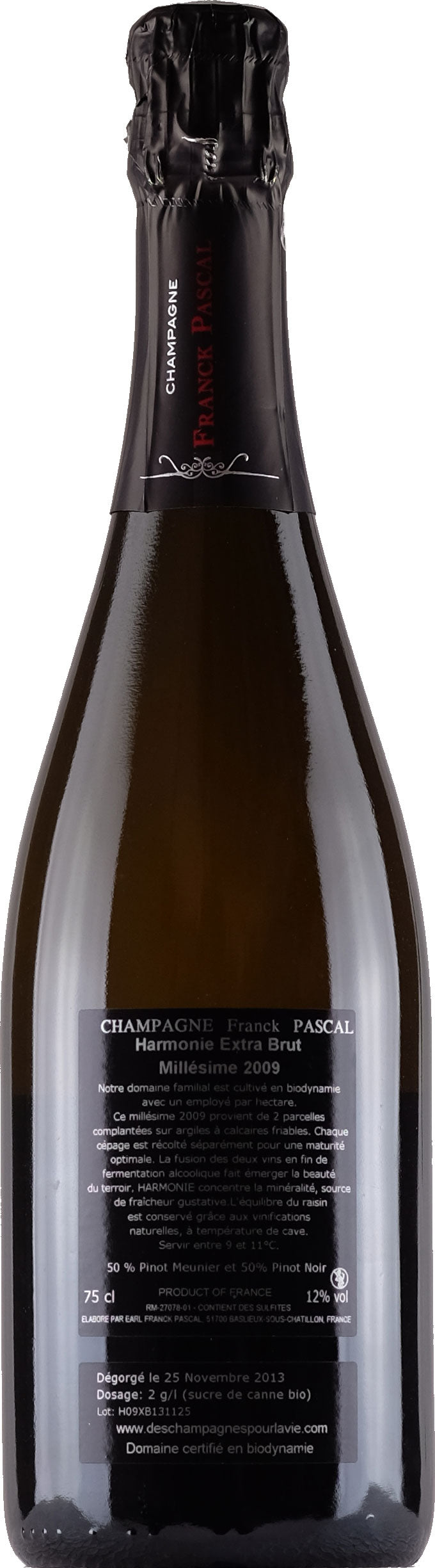 Pascal Champagne Harmonie 2009