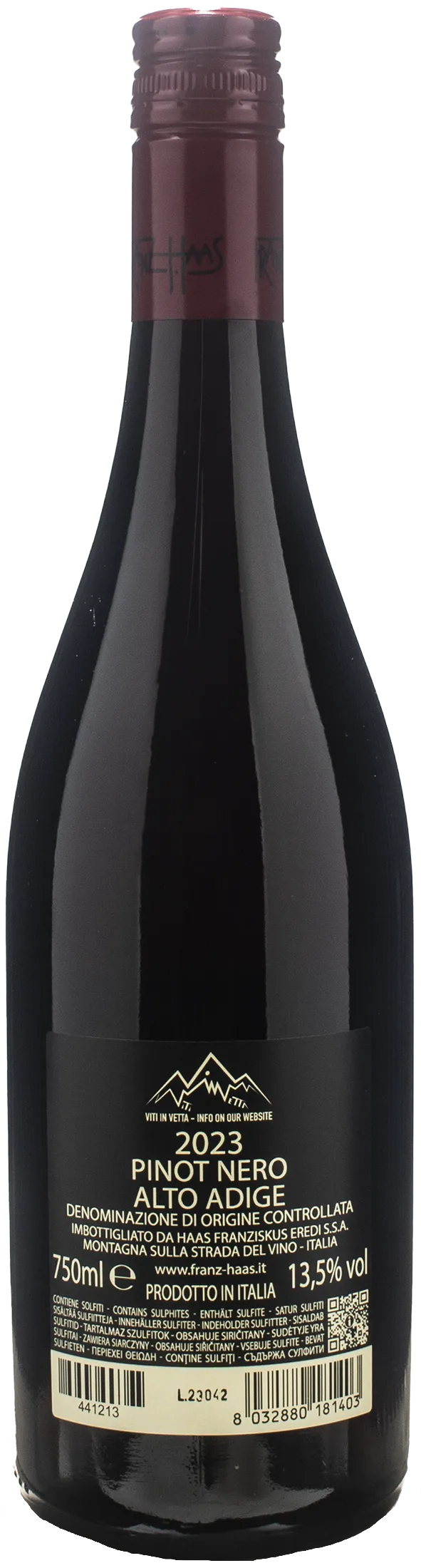 Franz Haas Pinot Nero 2023