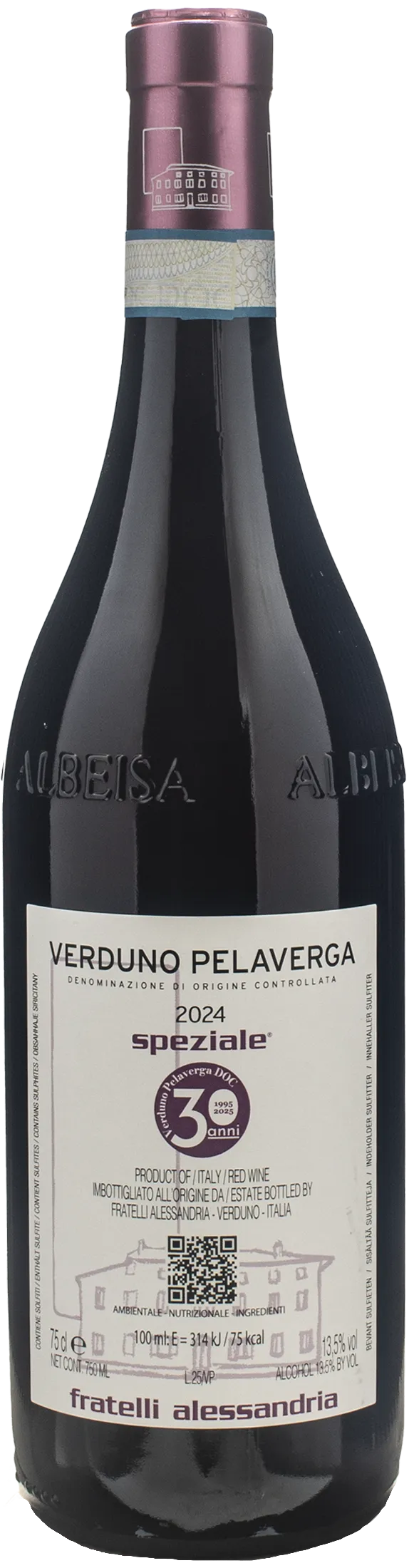 Fratelli Alessandria Verduno Pelaverga Speziale 2024