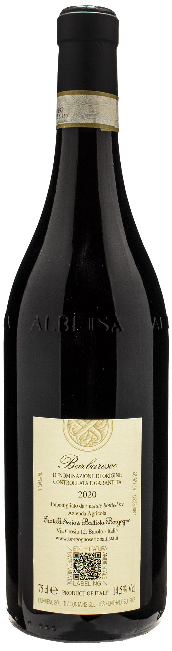 Fratelli Borgogno Barbaresco 2020