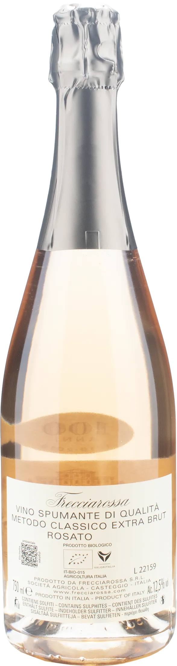 Frecciarossa Metodo Classico Rosato Extra Brut 2021