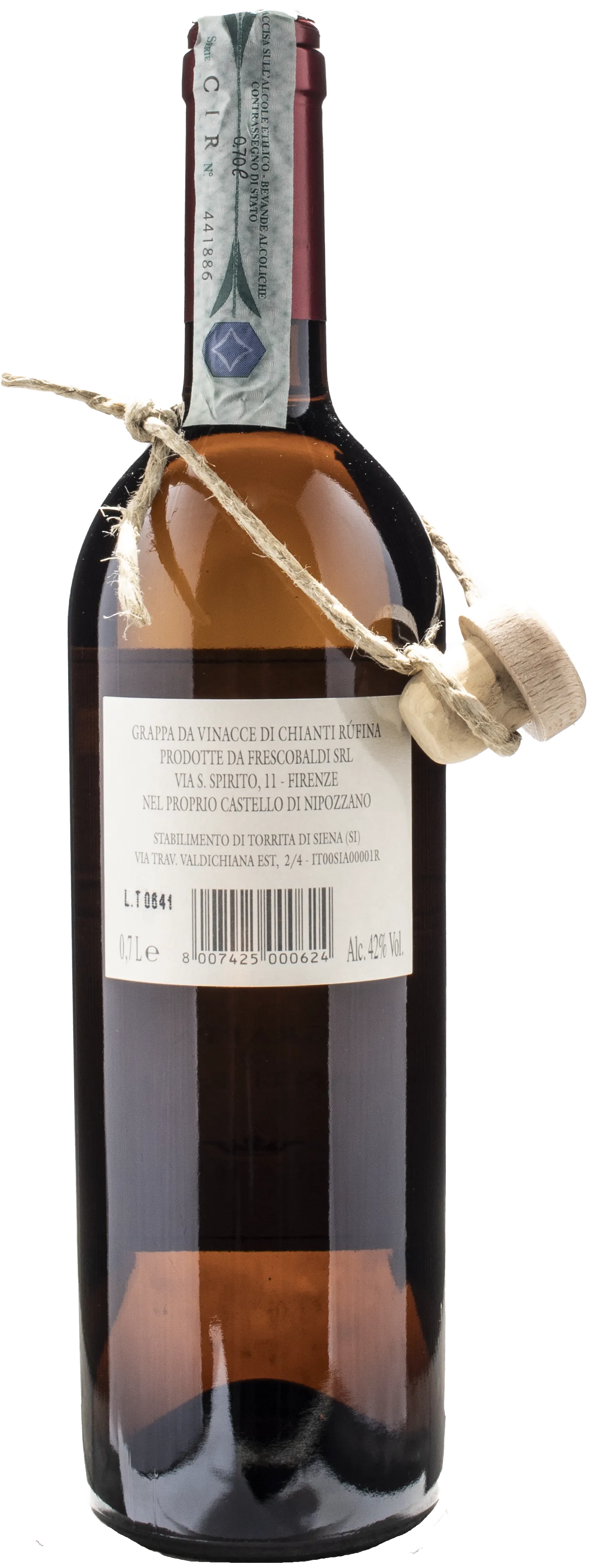Catello di Nipozzano Grappa di Chianti Ruffina 0.7L