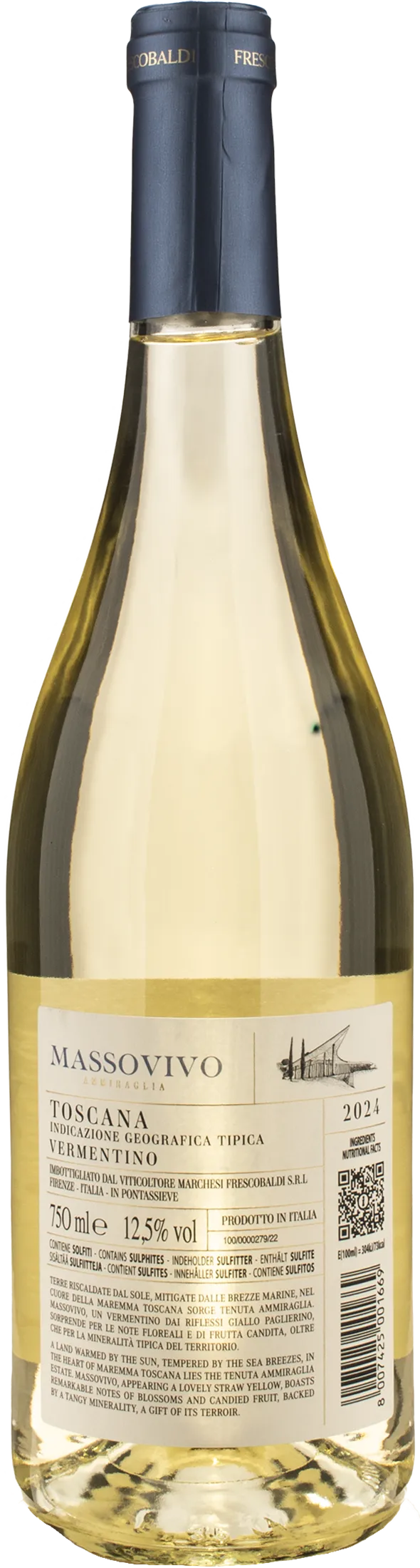 Frescobaldi Tenuta Ammiraglia Vermentino Masso Vivo 2024