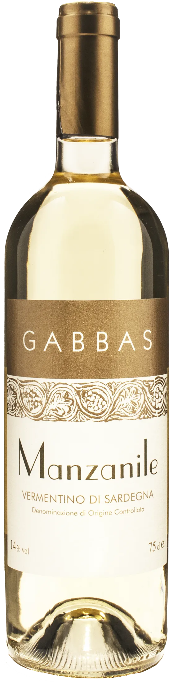 Gabbas Vermentino di Sardegna Manzanile 2022