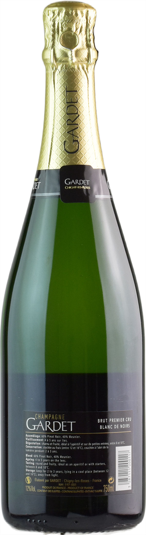 Gardet Champagne 1er Cru Blanc de Noirs Brut