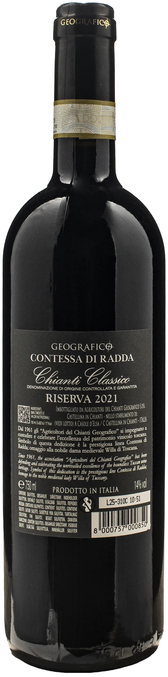 Geografico Contessa di Radda Chianti Classico Riserva 2021