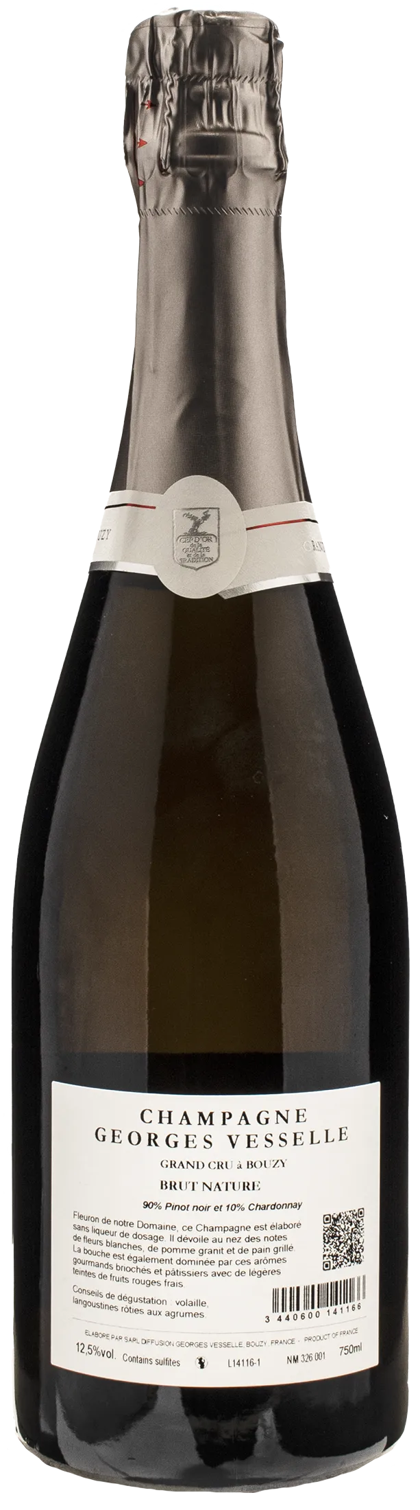 Georges Vesselle Champagne Grand Cru Brut Nature 2016