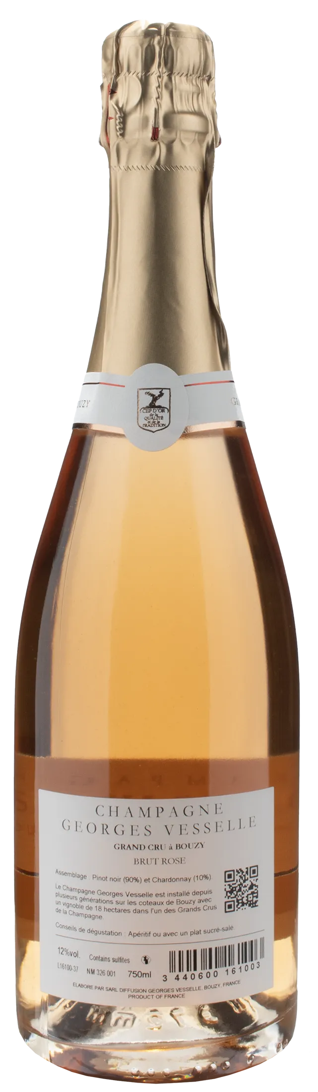 Georges Vesselle Champagne Grand Cru Brut Rosè