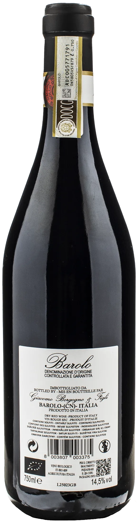 Giacomo Borgogno Barolo 2020