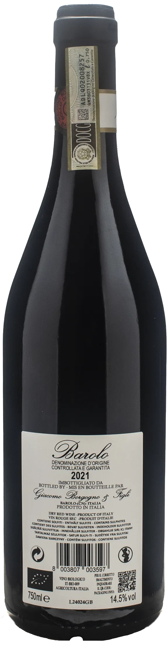 Giacomo Borgogno Barolo 2021