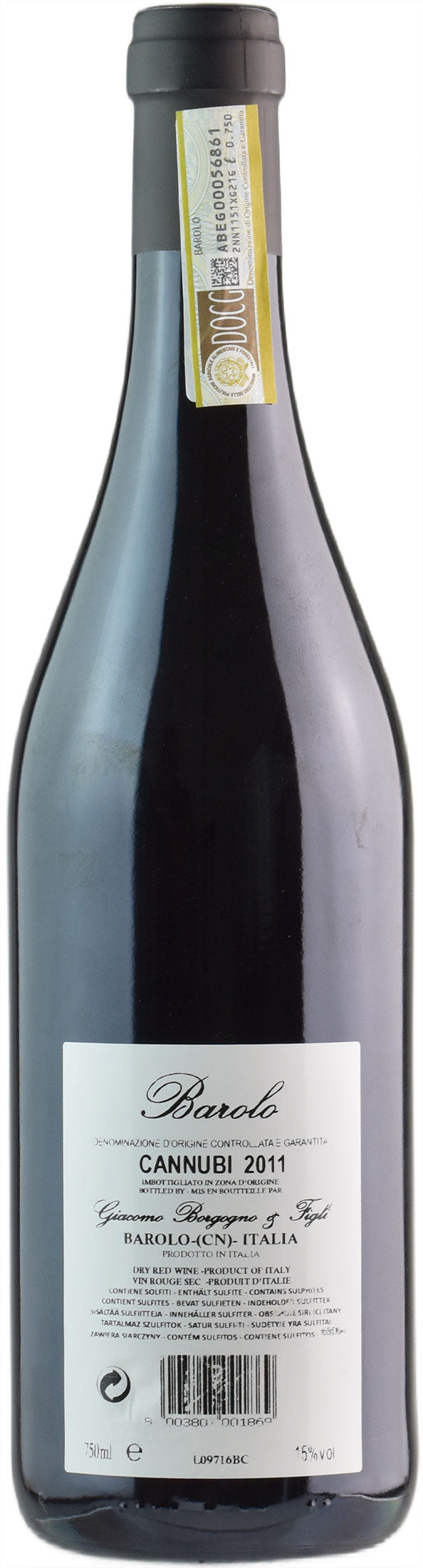 Giacomo Borgogno Barolo Cannubi 2011